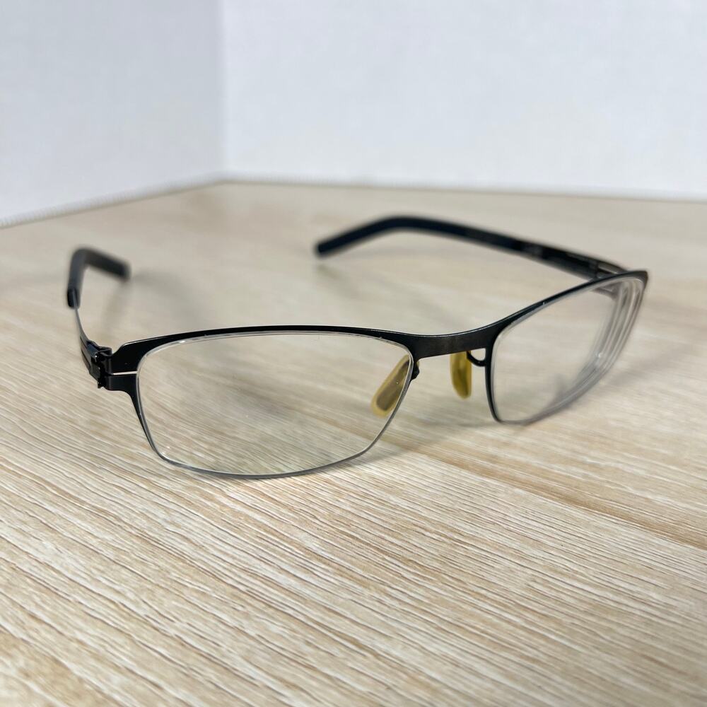 ic! Berlin Model Kepler's Law Eyeglasses Frames Only Black 47-18